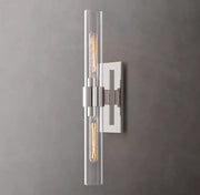 Ravelle Modern Wall Sconce ,Glass Shaded Ravele Linear Modern Wall Sconce