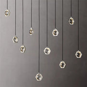 Éclatant Planet Linear Chandelier, Modern lights decoration