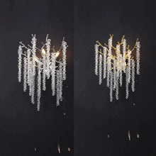 Load image into Gallery viewer, Neve Modern Crystal Branch Wall Lamp