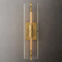 Load image into Gallery viewer, Luxury Modern Marbuzet Linear Gold Modern Wall Sconce 25&quot;