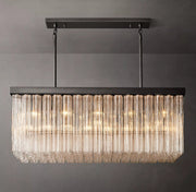 Cielo Glass Tube Linear Chandelier 54