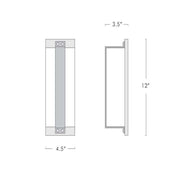 Candice Crystal Wall Sconce (medium), Modern Indoor Wall Lamp