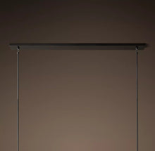 Load image into Gallery viewer, Boule De Cristal Clear Glass Minimalist Linear Chandelier Light 48&quot;