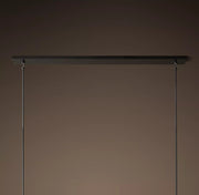 Boule De Cristal Clear Glass Minimalist Linear Chandelier Light 48