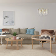 Neve Modern Crystal Branch Floor Lamps