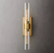 Ravelle Modern Wall Sconce ,Glass Shaded Ravele Linear Modern Wall Sconce