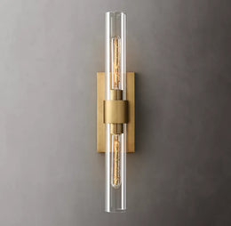 Ravelle Modern Wall Sconce ,Glass Shaded Ravele Linear Modern Wall Sconce