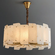 Peggy marble Round chandelier 20hhhh 31hhhh