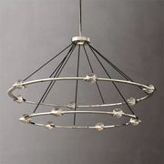 Éclatant 2-Tier Round Chandelier 60