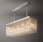 Cielo Glass Tube Linear Chandelier 54
