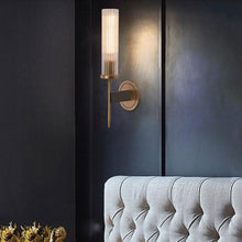 Load image into Gallery viewer, Modern Skylark Wall Sconce, Glass Wall Light