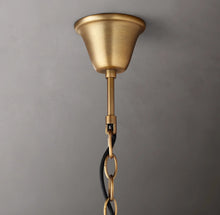 Load image into Gallery viewer, Rococo Iron &amp; Crystal Round Chandelier 33&#39;&#39;
