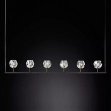 Load image into Gallery viewer, Boule De Cristal Linear Chandelier 60&quot;(Clear )
