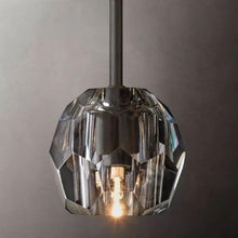 Load image into Gallery viewer, Boule DeSmoke Cristal Glass Rod Pendant
