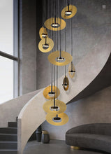 Load image into Gallery viewer, Dayan Modern Brass Chandelier
