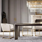 Marignans Tiered Rectangle Glass Chandelier, Luxury Modern Indoor Lamps