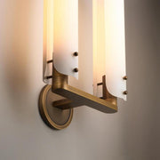 Alan Glass Double Sconce for Living Room