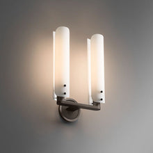 Load image into Gallery viewer, Alan Glass Double Sconce for Living Room