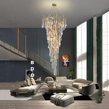 Load image into Gallery viewer, Lake Modern Crystal Round Branch Chandelier Light