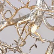 Lake Modern Crystal Round Branch Chandelier Light