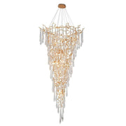 Lake Modern Crystal Round Branch Chandelier Light
