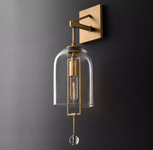 Load image into Gallery viewer, Fulcrum Brass Small Modern Wall Sconce Lighting Fixtures 24&quot;