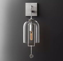 Load image into Gallery viewer, Fulcrum Brass Small Modern Wall Sconce Lighting Fixtures 24&quot;
