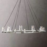 Pauillac Round Chandelier Glass 60'' for Living Room