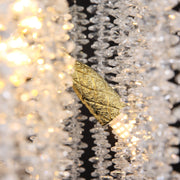 Neve Metal Lighting Living Room Branch Chandelier Glass Lamp