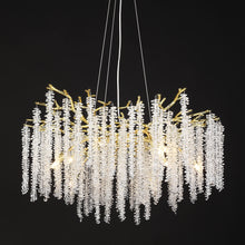 Load image into Gallery viewer, Neve Metal Lighting Living Room Branch Chandelier Glass Lamp
