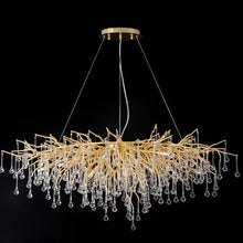 Load image into Gallery viewer, Elsa Crystal Droplet Branch Chandelier Light for Dining Room