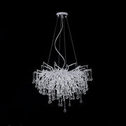 Elsa Crystal Droplet Branch Chandelier Light for Dining Room