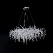 Elsa Crystal Droplet Branch Chandelier Light for Dining Room