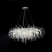 Elsa Crystal Droplet Branch Chandelier Light for Dining Room