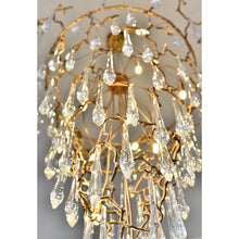 Load image into Gallery viewer, Lake Modern Crystal Round Branch Chandelier Light
