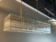 Load image into Gallery viewer, Modern  San Marco Linear Luxury Chandelier 54&quot;
