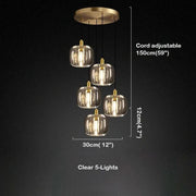 Morden Smoke Grey Pendant Light