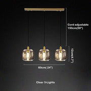 Morden Smoke Grey Pendant Light