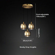 Morden Smoke Grey Pendant Light