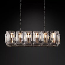Load image into Gallery viewer, Harlowe Crystal Rectangular Chandelier Light 42&quot;