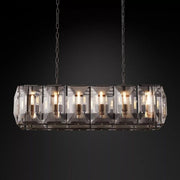 Harlowe Crystal Rectangular Chandelier 42