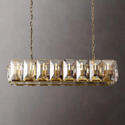 Harlowe Crystal Rectangular Chandelier Light 54