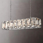 Harlowe Crystal Rectangular Chandelier Light 54