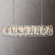Load image into Gallery viewer, Harlowe Crystal Rectangular Chandelier Light 54&quot;
