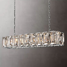 Load image into Gallery viewer, Harlowe Crystal Rectangular Chandelier Light 62&quot;