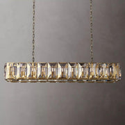 Harlowe Crystal Rectangular Chandelier Light 74