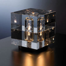 Load image into Gallery viewer, Jeff Square Crystal Table Lamp