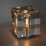 Jeff Square Crystal Table Lamp