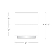 Jeff Square Crystal Table Lamp