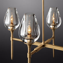 Load image into Gallery viewer, Tulip Linear Chandelier 65&quot;, Dining Room Chandelier
